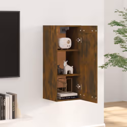 vidaXL Hanging Cabinet Floating Cabinet Wall Storage Cabinet Engineered Wood - smoked oak - Additional view 2