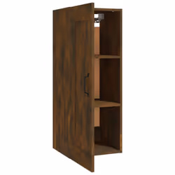 vidaXL Hanging Cabinet Floating Cabinet Wall Storage Cabinet Engineered Wood - smoked oak - Additional view 6