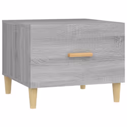 vidaXL 1/2x Coffee Table Engineered Wood Couch Accent End Table Multi Colours - Grey sonoma, 1