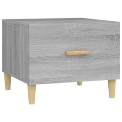 vidaXL 1/2x Coffee Table Engineered Wood Couch Accent End Table Multi Colours - Grey sonoma, 1