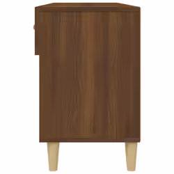 vidaXL Shoe Cabinet Brown Oak Engineered Wood Hallway Shoe Storage Cupboard - Additional view 9