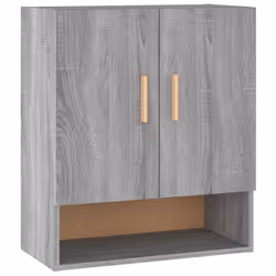 vidaXL Wall Cabinet Hanging Storage Cabinet Wall Cupboard Engineered Wood - Grey sonoma