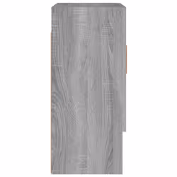 vidaXL Wall Cabinet Hanging Storage Cabinet Wall Cupboard Engineered Wood - Grey sonoma - Additional view 7