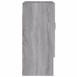 vidaXL Wall Cabinet Hanging Storage Cabinet Wall Cupboard Engineered Wood - Grey sonoma - Additional view 6