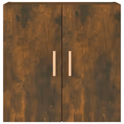 vidaXL Wall Cabinet Floating TV Unit Wall Mounted Cabinet Engineered Wood - Smoked oak - Additional view 7