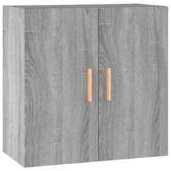 vidaXL Wall Cabinet Floating TV Unit Wall Mounted Cabinet Engineered Wood - Grey sonoma