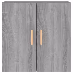 vidaXL Wall Cabinet Floating TV Unit Wall Mounted Cabinet Engineered Wood - Grey sonoma - Additional view 6