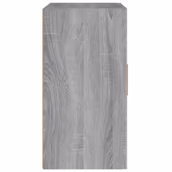 vidaXL Wall Cabinet Floating TV Unit Wall Mounted Cabinet Engineered Wood - Grey sonoma - Additional view 7