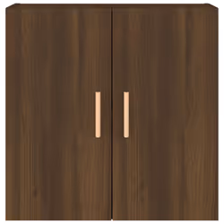 vidaXL Wall Cabinet Floating TV Unit Wall Mounted Cabinet Engineered Wood - Brown oak