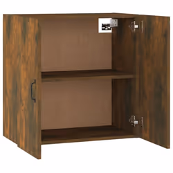 vidaXL Wall Cabinet Hanging Storage Cabinet Wall Cupboard Engineered Wood - Smoked oak - Additional view 6