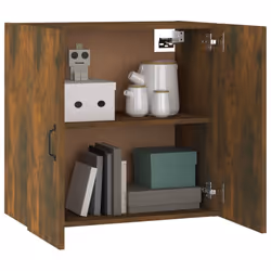vidaXL Wall Cabinet Hanging Storage Cabinet Wall Cupboard Engineered Wood - Smoked oak - Additional view 8