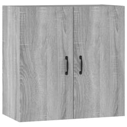vidaXL Wall Cabinet Hanging Storage Cabinet Wall Cupboard Engineered Wood - Grey sonoma