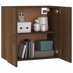 vidaXL Wall Cabinet Hanging Storage Cabinet Wall Cupboard Engineered Wood - Brown oak - Additional view 8