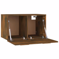 vidaXL Wall Cabinet Hanging Storage Cabinet Wall Cupboard Engineered Wood - Smoked oak - Additional view 7