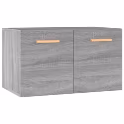 vidaXL Wall Cabinet Hanging Storage Cabinet Wall Cupboard Engineered Wood - Grey sonoma