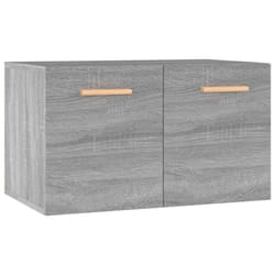 vidaXL Wall Cabinet Hanging Storage Cabinet Wall Cupboard Engineered Wood - Grey sonoma
