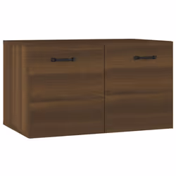 vidaXL Wall Cabinet Hanging Storage Cabinet Wall Cupboard Engineered Wood - Brown oak