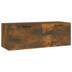 vidaXL Wall Cabinet Engineered Wood Floating TV Unit Cabinet Multi Colours - Smoked oak