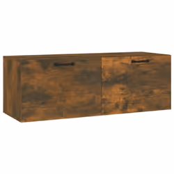 vidaXL Wall Cabinet Engineered Wood Floating TV Unit Cabinet Multi Colours - Smoked oak