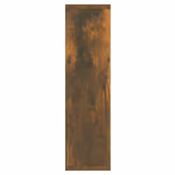 vidaXL Mirror Cabinet with LED Washroom Storage Cabinet Bathroom Vanity Unit - Smoked oak - Additional view 7