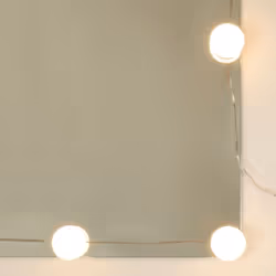 vidaXL Mirror Cabinet with LED Cosmetic Mirror Cabinet Bedroom Storage Cabinet - Smoked oak - Additional view 10