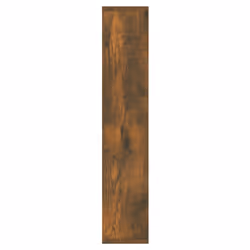 vidaXL Mirror Cabinet with LED Cosmetic Mirror Cabinet Bedroom Storage Cabinet - Smoked oak - Additional view 7