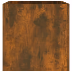 vidaXL Planter Box Plant Pot Raised Bed Planter Flower Box Engineered Wood - Smoked oak - Additional view 5
