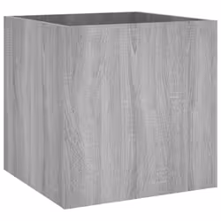 vidaXL Planter Box Plant Pot Raised Bed Planter Flower Box Engineered Wood - Grey sonoma