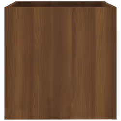 vidaXL Planter Box Plant Pot Raised Bed Planter Flower Box Engineered Wood - Brown oak - Additional view 4