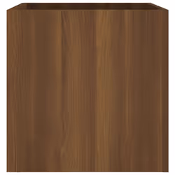 vidaXL Planter Box Plant Pot Raised Bed Planter Flower Box Engineered Wood - Brown oak - Additional view 5