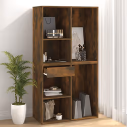 vidaXL Cosmetic Cabinet Dressing Room Storage Makeup Cupboard Engineered Wood - smoked oak - Additional view 7