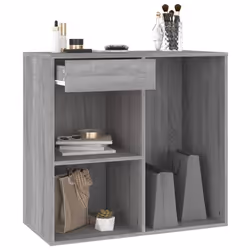 vidaXL Cosmetic Cabinet Dressing Room Storage Makeup Cupboard Engineered Wood - grey sonoma