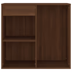 vidaXL Cosmetic Cabinet Dressing Room Storage Makeup Cupboard Engineered Wood - brown oak - Additional view 3