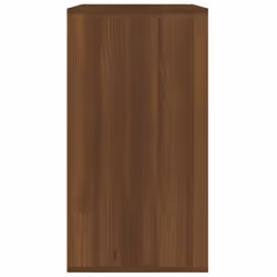 vidaXL Cosmetic Cabinet Dressing Room Storage Makeup Cupboard Engineered Wood - brown oak - Additional view 5