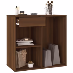 vidaXL Cosmetic Cabinet Dressing Room Storage Makeup Cupboard Engineered Wood - brown oak - Additional view 6