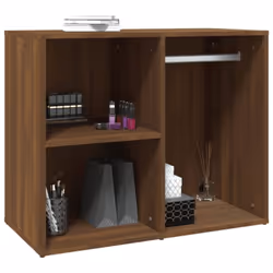 vidaXL Dressing Cabinet Dressing Storage Cosmetic Cupboard Engineered Wood - brown oak - Additional view 7