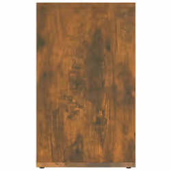 vidaXL Shoe Cabinet Hallway Wall Mounted Shoe Storage Rack Shelf Cupboard - smoked oak, 1 - Additional view 4