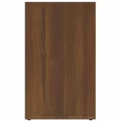 vidaXL Shoe Cabinet Hallway Wall Mounted Shoe Storage Rack Shelf Cupboard - brown oak, 1 - Additional view 4