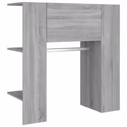 vidaXL Hallway Cabinet Wall Mounted Cabinet Hall Shelving Engineered Wood - grey sonoma - Additional view 8