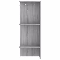 vidaXL Hallway Cabinet Wall Mounted Cabinet Hall Shelving Engineered Wood - grey sonoma - Additional view 9