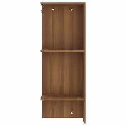 vidaXL Hallway Cabinet Wall Mounted Cabinet Hall Shelving Engineered Wood - brown oak - Additional view 8