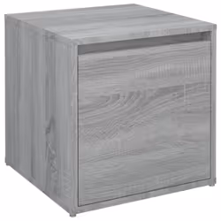 vidaXL Box Drawer Hall Tool Box Chest Organiser Storage Case Engineered Wood - Grey sonoma