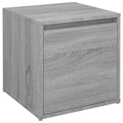 vidaXL Box Drawer Hall Tool Box Chest Organiser Storage Case Engineered Wood - Grey sonoma