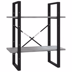 VidaXL 821307, Grey, Oak, Metal, Wood, 600 mm, 300 mm, 700 mm