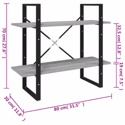 VidaXL 821313 living room bookcase - Additional view 7