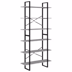 VidaXL 821325, Grey, Oak, Metal, Wood, 1000 mm, 300 mm, 2100 mm