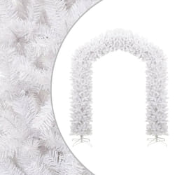 vidaXL Christmas Tree Arch Holiday Decoration Arch Multi Colours 240/270 cm - white, 270 x 215 cm