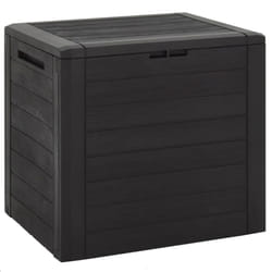 vidaXL Garden Storage Box Outdoor Patio Cushion Tool Chest Pillow Blanket Box - brown