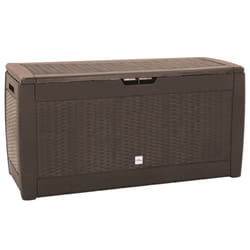 vidaXL Garden Storage Box Outdoor Cushion Deck Chest Patio Tool Pillow Chest - brown
