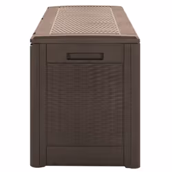 vidaXL Garden Storage Box Outdoor Cushion Deck Chest Patio Tool Pillow Chest - brown - Additional view 4